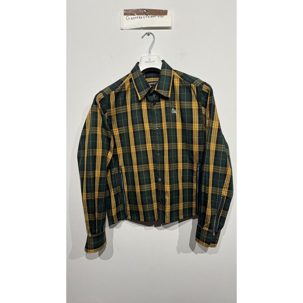 Undercover Green Tartan 'Bloody Geekers' Shirt - Size 2